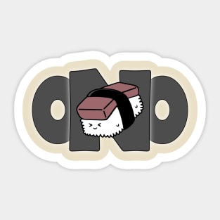 Ono Spam Musubi Sticker